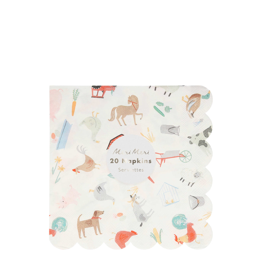 On the Farm Large Napkins (set of 20)