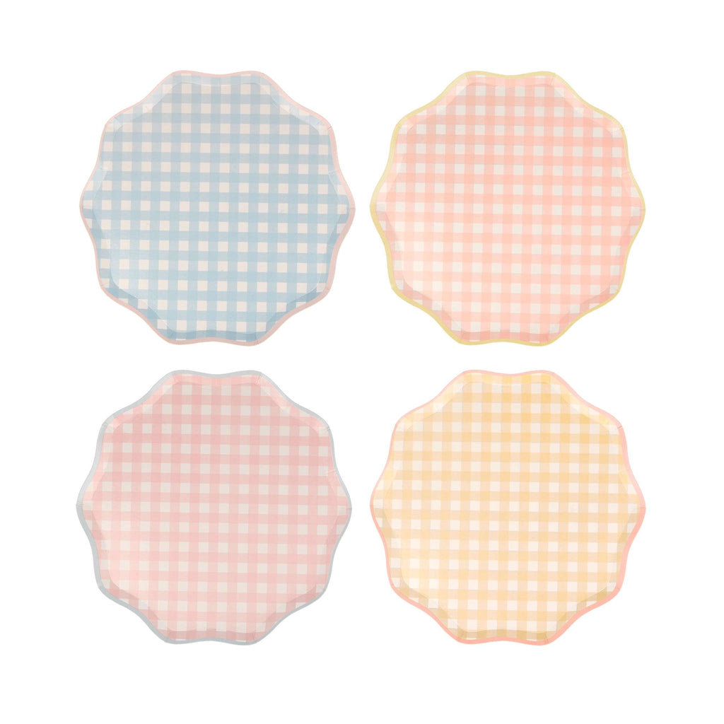 Gingham Side Plates (set of 12)
