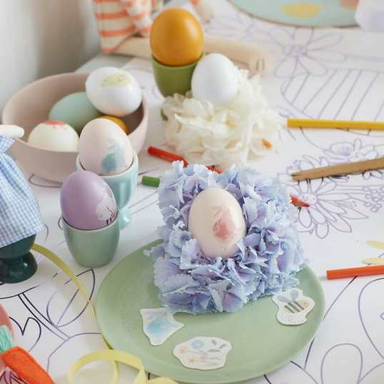 Spring Bunny Egg Decorating Tattoo Kit