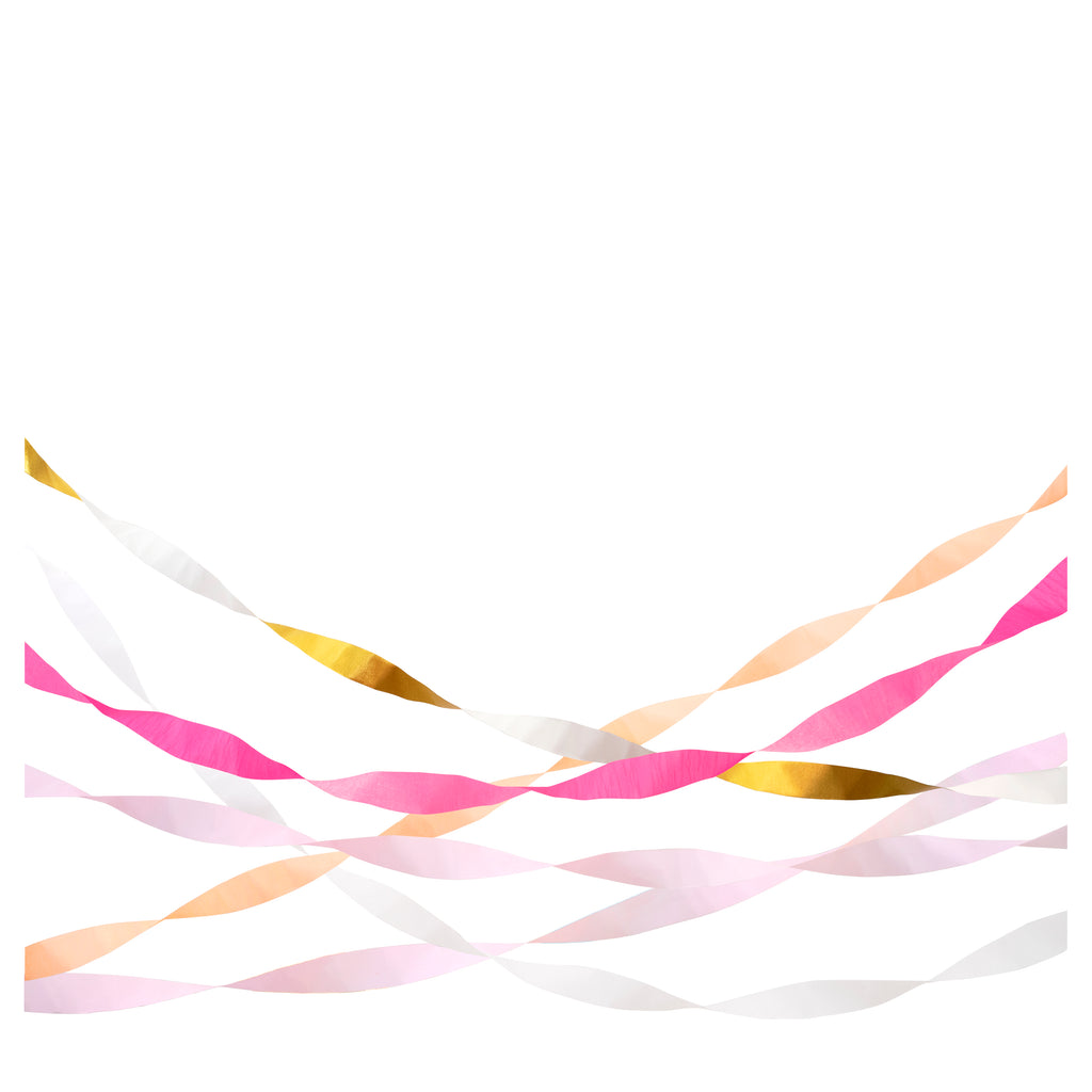 Pink Crepe Paper Streamer by Meri Meri