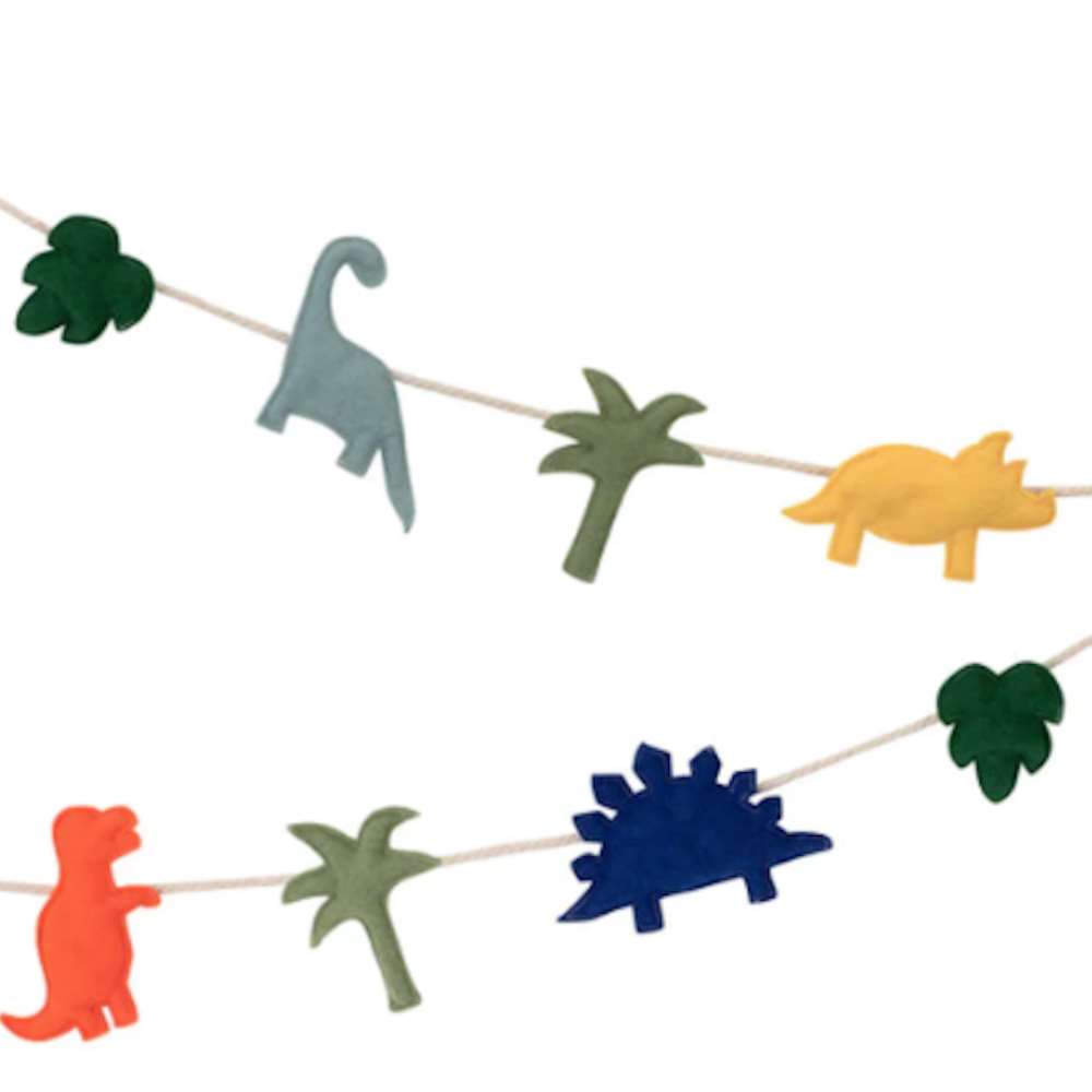 Felt Dinosaur Garland