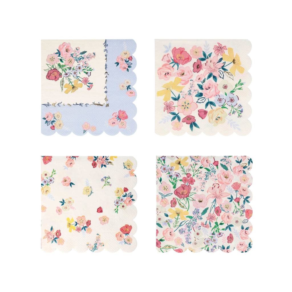 Meri Meri party supplies - English Garden Napkin 