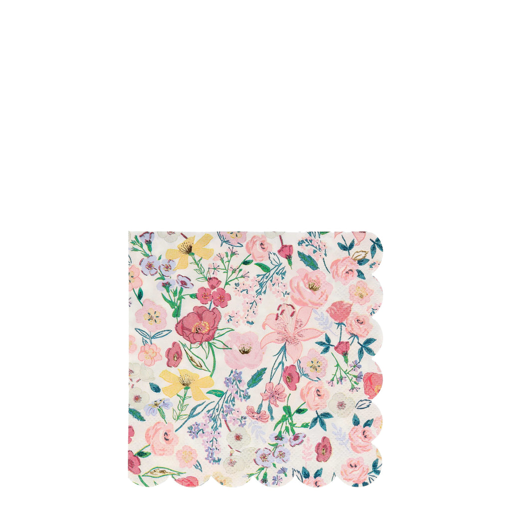 Meri Meri party supplies English Garden Small Napkin 