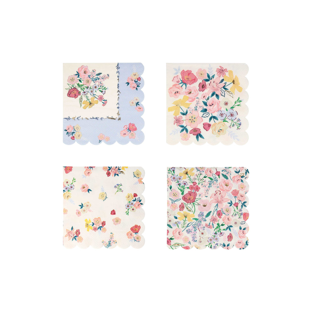 Meri Meri party supplies English Garden Small Napkin 