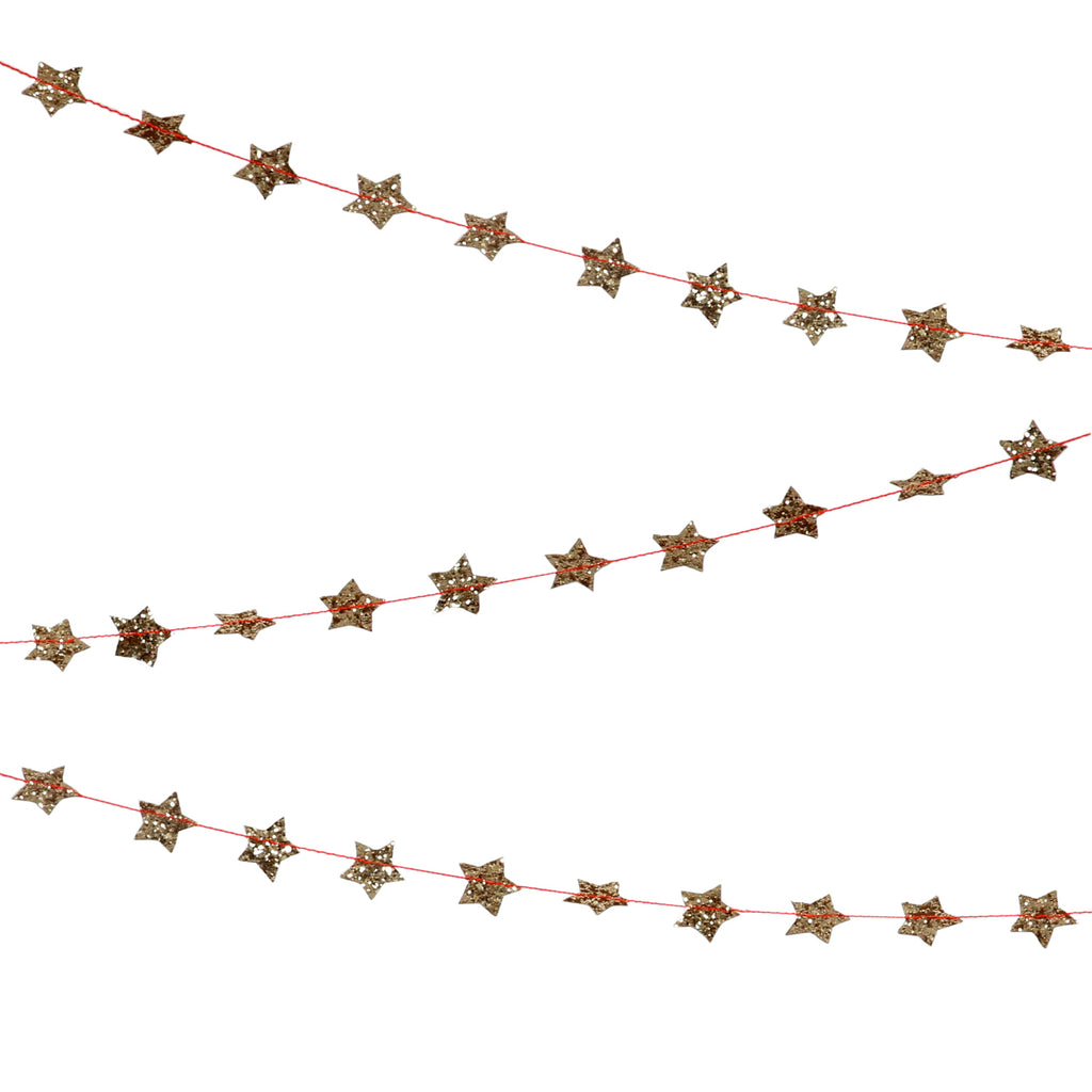 Mini Gold Star Garland by Meri Meri
