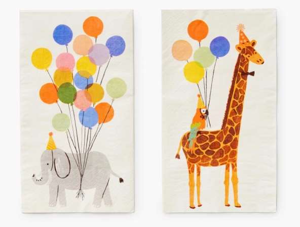 Party Animals Napkins (set of 20)